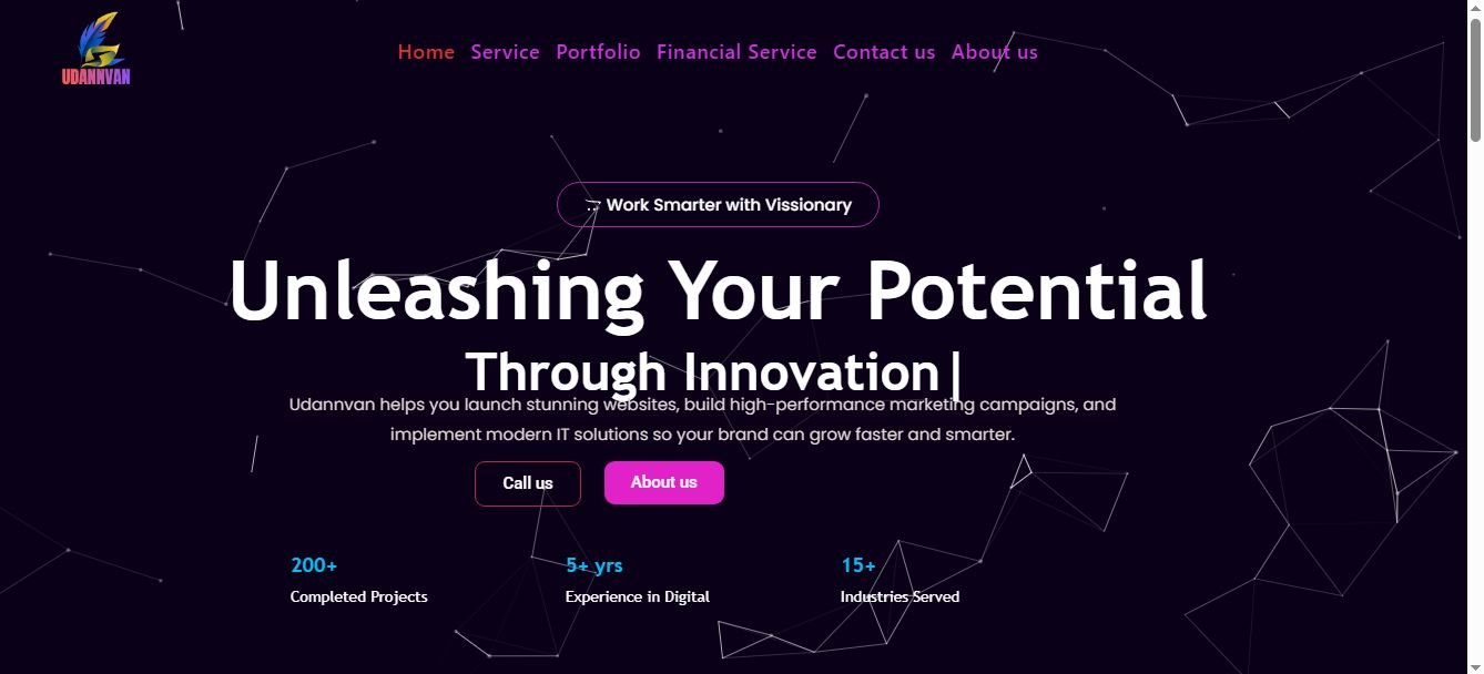 Udannvan Website Screenshot